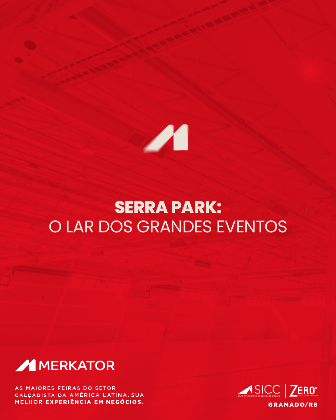 A grandiosidade das feiras da Merkator pedem um lugar que proporcione o que há de melhor em infraestrutura: o Serra Park, em Gramado.